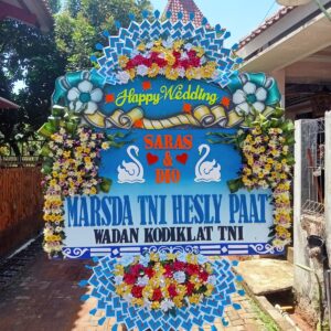 Papan Bunga Wedding 01
