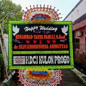 Papan Bunga Wedding 02