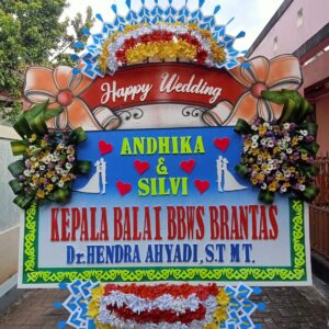 Papan Bunga Wedding 03