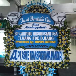 Papan Bunga Duka Cita 010