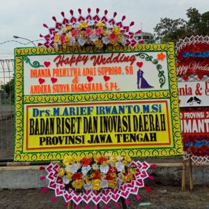 Papan Bunga Wedding 04