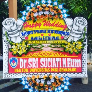 Papan Bunga Wedding 05