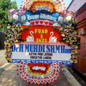 Papan Bunga Wedding 06