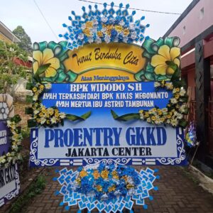 Papan Bunga Duka Cita 014