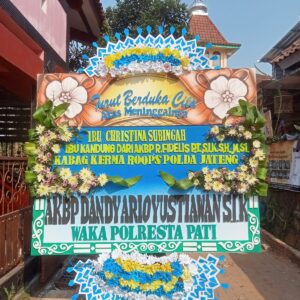 Papan Bunga Duka Cita 015