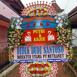 Papan Bunga Wedding 07