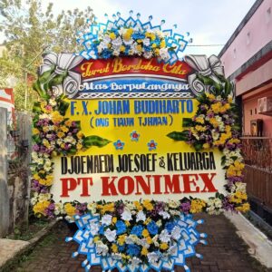 Papan Bunga Duka Cita 016